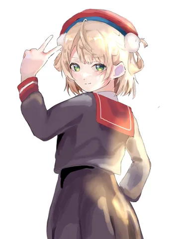決めポーズにドキッ！