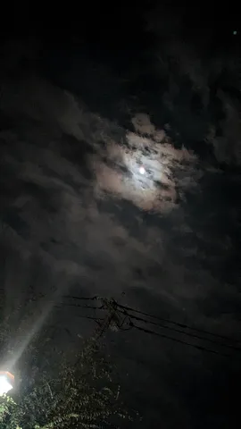 月と雲のささやき