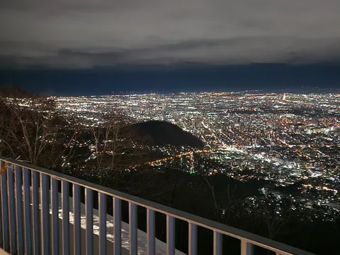 夜景の絨毯、光の海