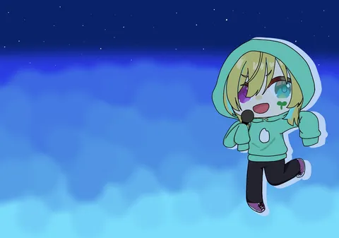 夜空を駆けるひととき