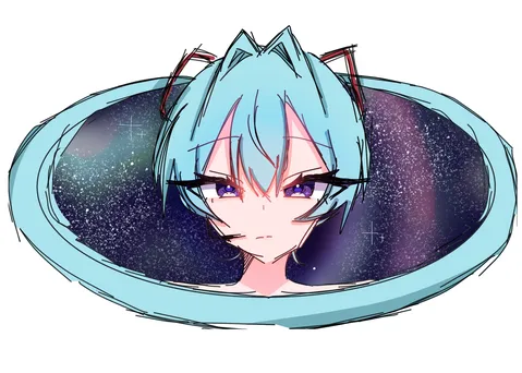 宇宙を宿す瞳