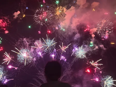 夜空いっぱいの光景