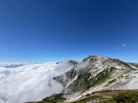 白馬岳と雲海