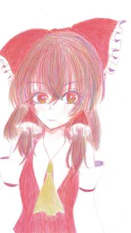 カラフルヘアの女の子