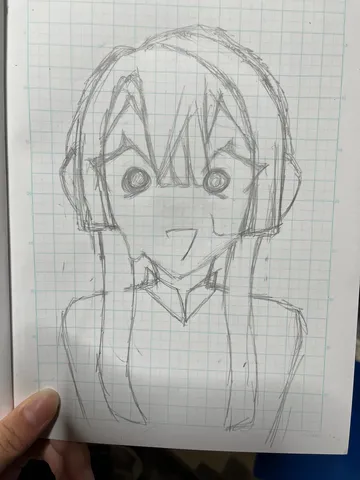 線描の静かな表情