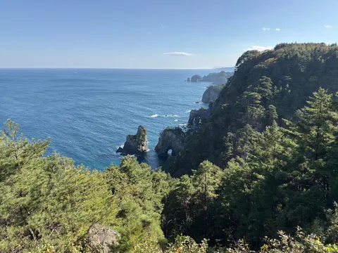 静かな海岸の風景