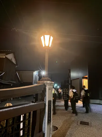 灯る街並みの風情