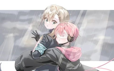 雨の中の温もり