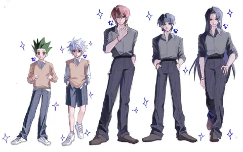 アニメキャラのファッションショー