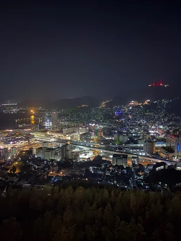 宝石箱のような夜景