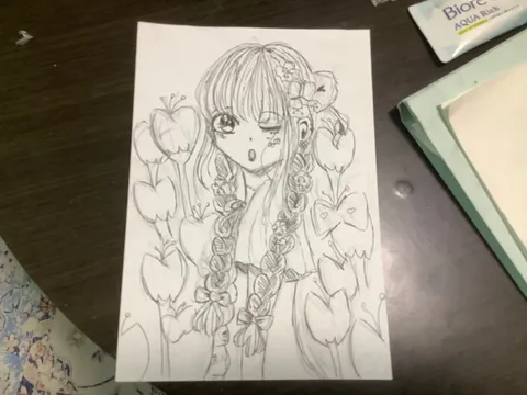 お花畑に迷い込んだ魔法少女