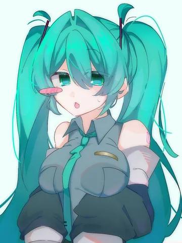 ミクさんのツインテールが輝く瞬間
