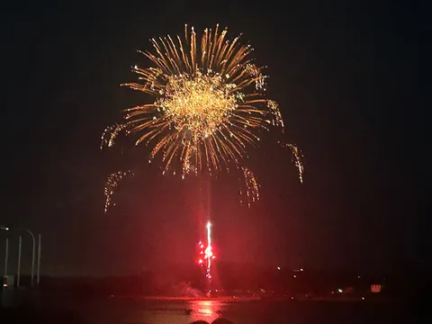 夜空に咲く、光の華