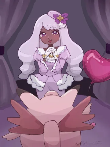 バルーンと魔法少女のティータイム