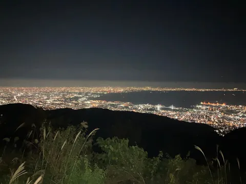 見下ろす百万の煌めき