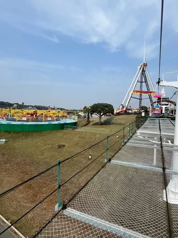 遊園地の広がる風景