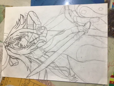 絵師の魂、線画に宿る