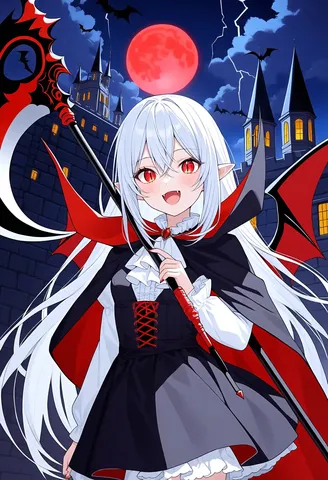 血染めの月夜に現れし魔女