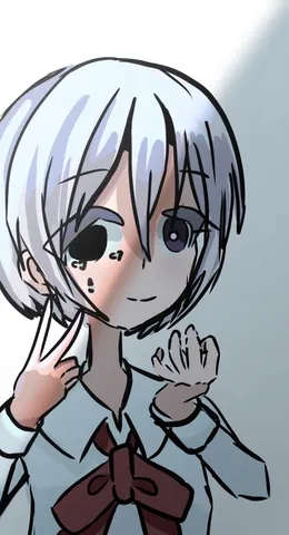 光と影、少女の憂い