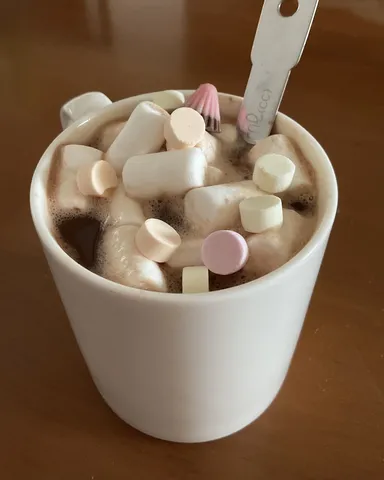 カラフルマシュマロで癒やしの一杯