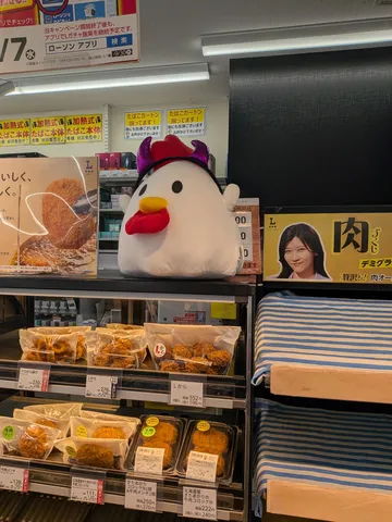 白い鳥と揚げ物の朝