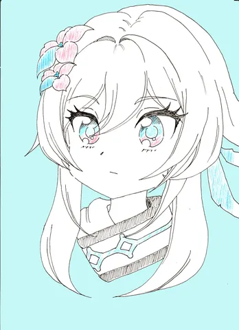 この花、まさかのアニメキャラ風！？
