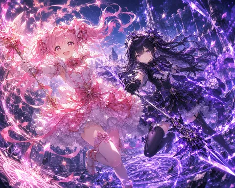 ピンクとパープルの魔法、きらめき大渋滞