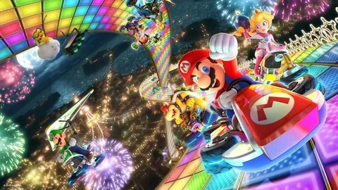 花火と競演！レインボーロード