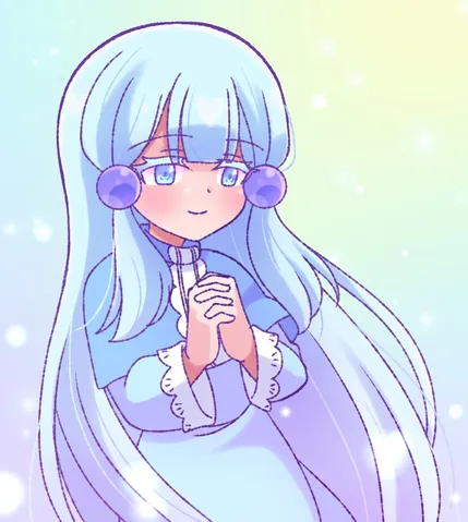 幻想的な少女の祈り