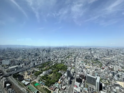 広がる都会のパノラマビュー