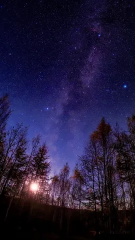 星空の静かな瞬間