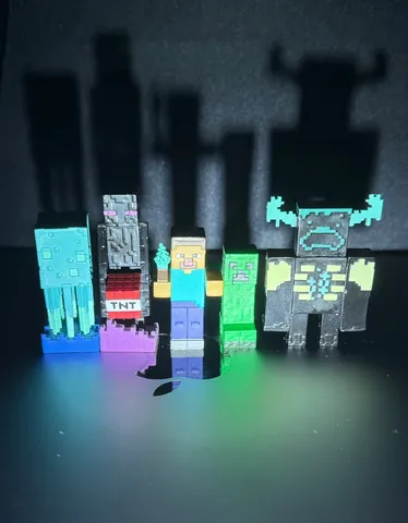 神秘的なマイクラの影絵