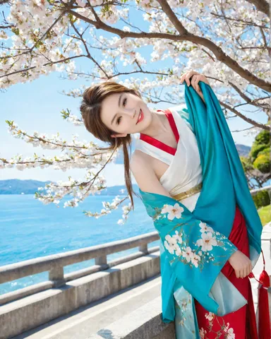 桜の下、青にほどける午後