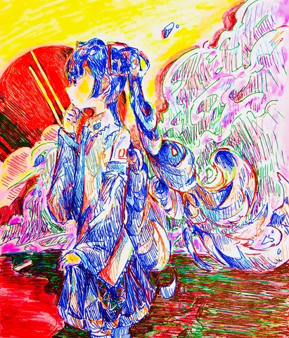 鮮やかな色彩、幻想的な世界