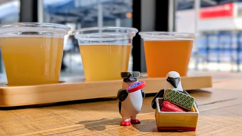 ビールフライトと愉快なペンギンたち