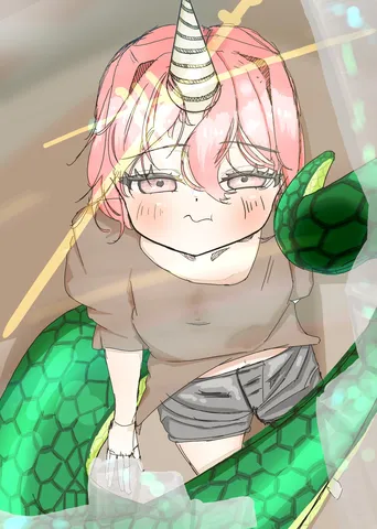 ユニコーンと竜の甘い空気