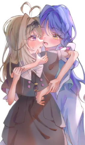 肩を寄せる春の瞬間