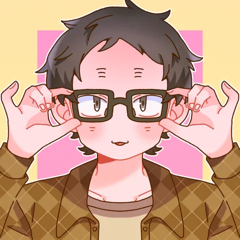 メガネをクイッと！知的な好奇心
