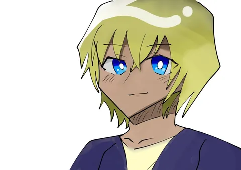 キラキラ瞳のクールな視線