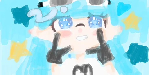 青い空に浮かぶ笑顔アイコン