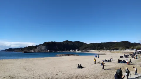 穏やかな浜辺の風景