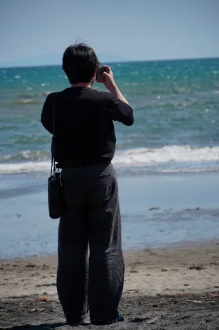 海辺の瞬間を捉える