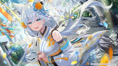 お面の下は、とびきりの笑顔