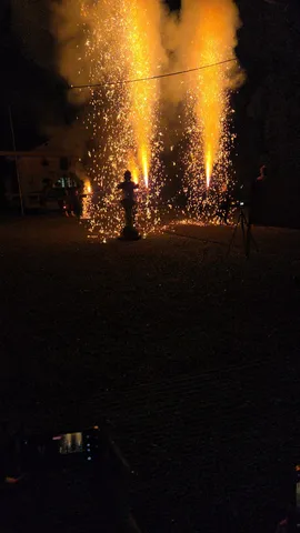 夜空を彩る情熱の炎