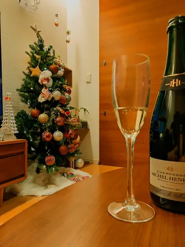 クリスマスの夜に乾杯