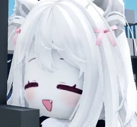 白猫ちゃん、お顔のアップ！