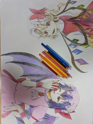幻想的な二人の吸血鬼