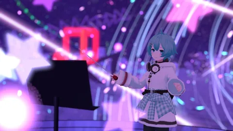 指揮棒を振るAIアイドル？