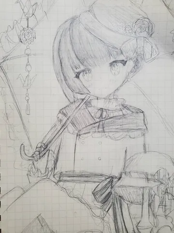 紙上に咲く、幼き日の夢