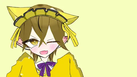 黄の風景に溶ける笑顔